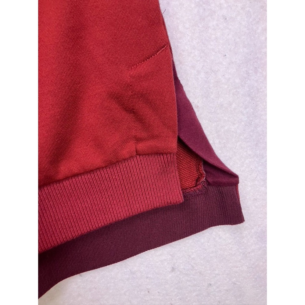 Graniph Evangelion Asuka Sweatshirt Womens Medium Red 02 Embossed Pullover Anime - Picture 6 of 10